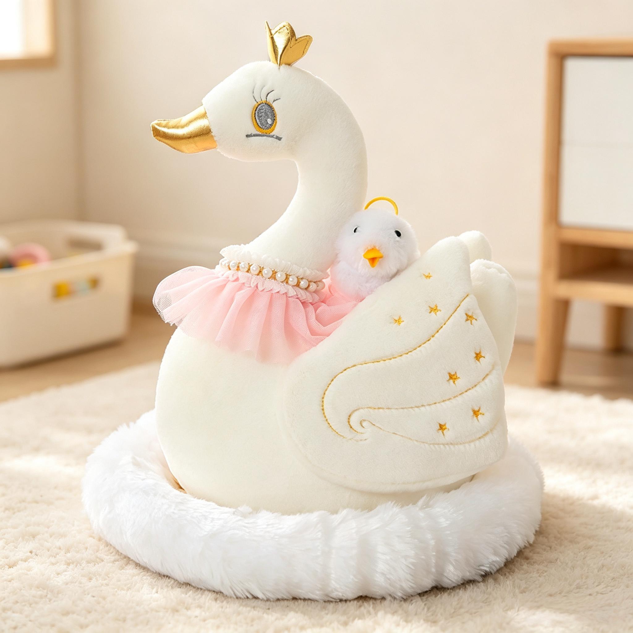 Baby Food Nestum - Boneka Keluarga Angsa Simulasi Kawaii dengan