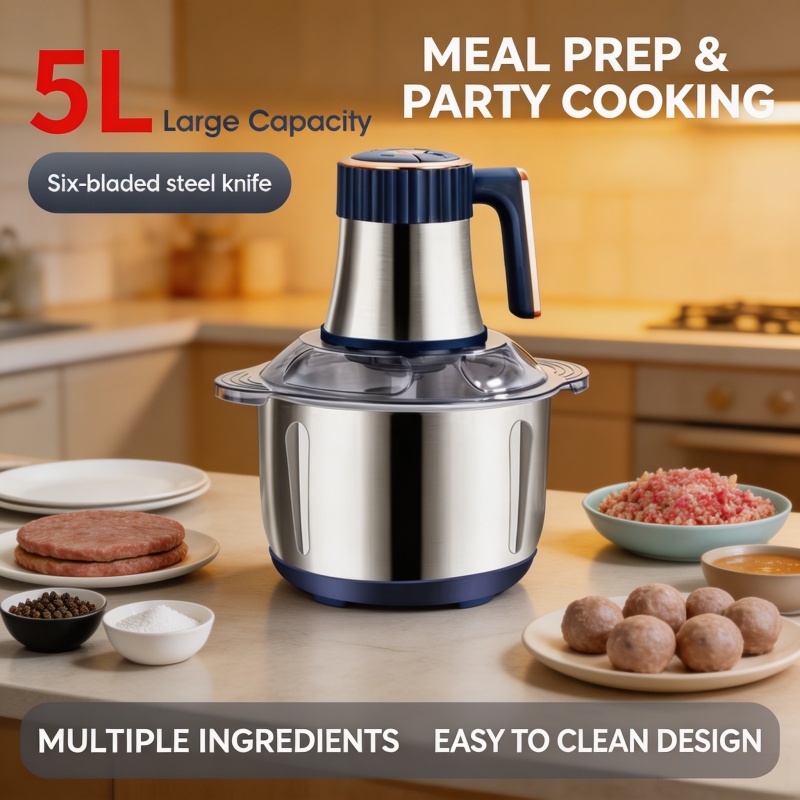 Baby Food Masher - Penggiling Daging Listrik 5L, Penghancur Makanan