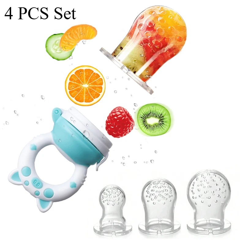 Baby Food Kit - 4pcs/set Alat Makan Buah & Sayur