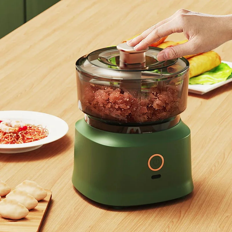 Baby Food Masher - Penggiling Daging Mini Elektrik Penghancur Bawang