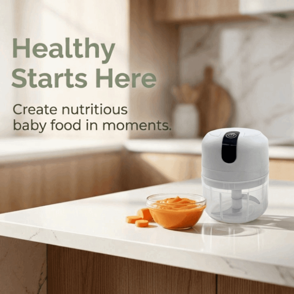 Baby Food Masher - Penghancur Bawang Putih Multifungsi Mini Portabel,