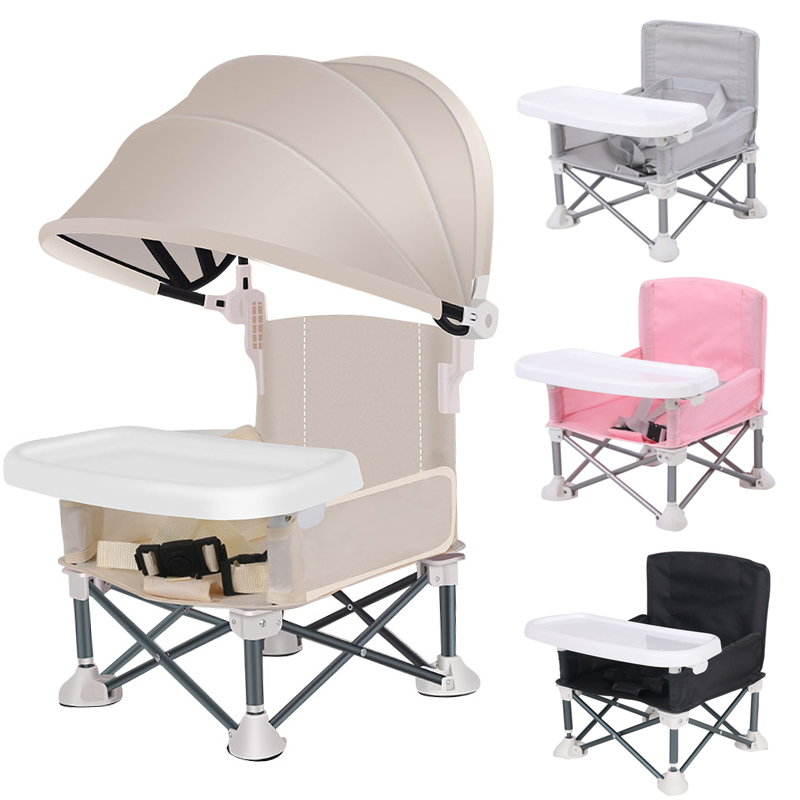 Baby Food Eating Chair - Kursi Makan bayi lipat dengan tenda,