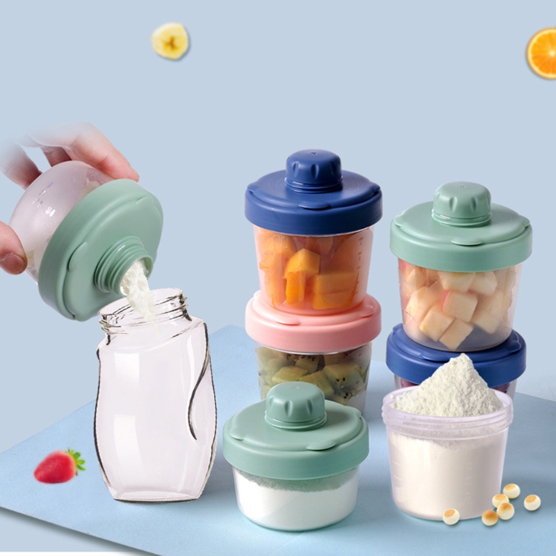 Baby Food Dispenser - 60Ml/120Ml Susu Bubuk Kotak Penyimpanan 3