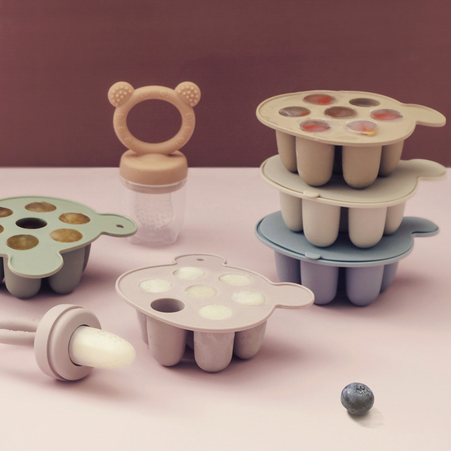 Baby Food Nan - Cetakan Es Krim Silikon untuk Bayi,