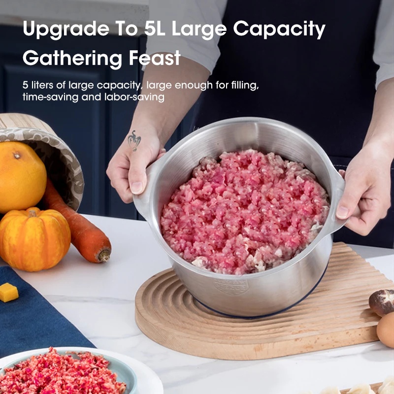 Penggiling Daging Listrik 5L,  - Baby Food Masher ulasan dan harga