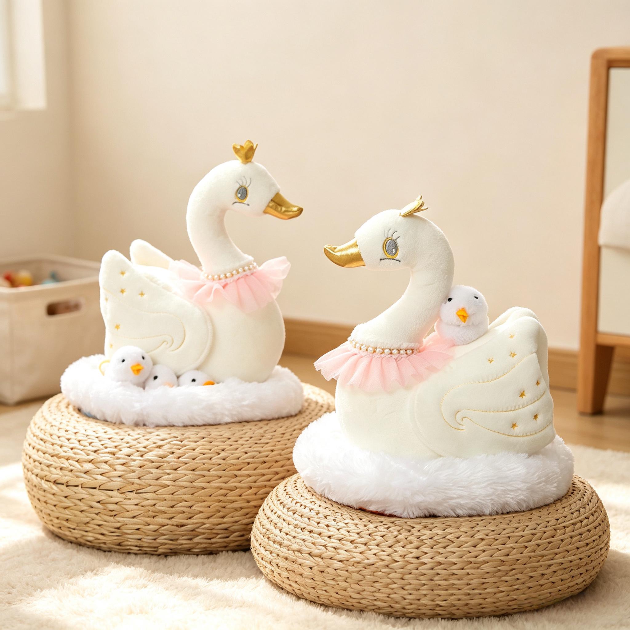 Boneka Keluarga Angsa Simulasi - Baby Food Nestum ulasan dan harga