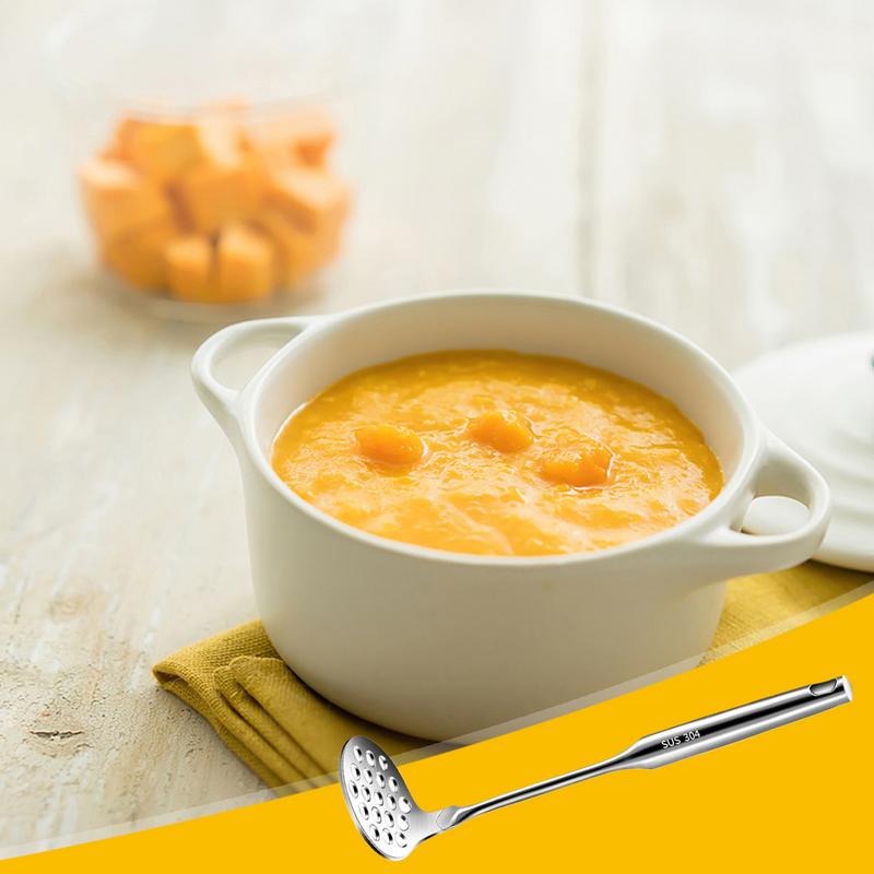 Penghancur Kentang Baja Tahan  - Baby Food Masher ulasan dan harga