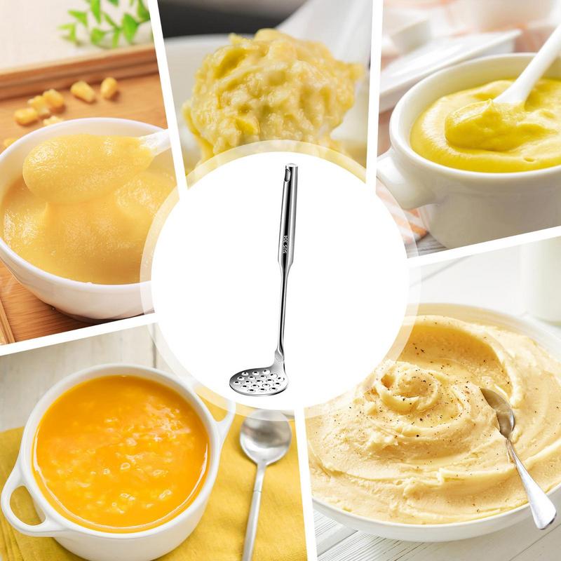 Penghancur Kentang Baja Tahan  - Baby Food Masher ulasan dan harga