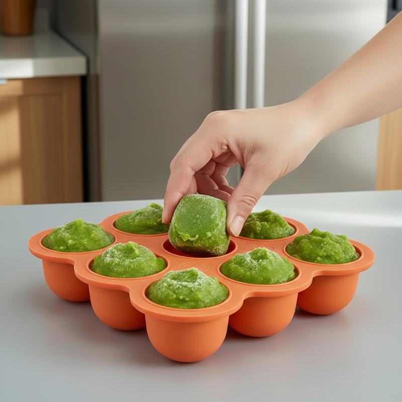 Wadah Silikon Makanan Bayi 9 G - Baby Food Nan ulasan dan harga
