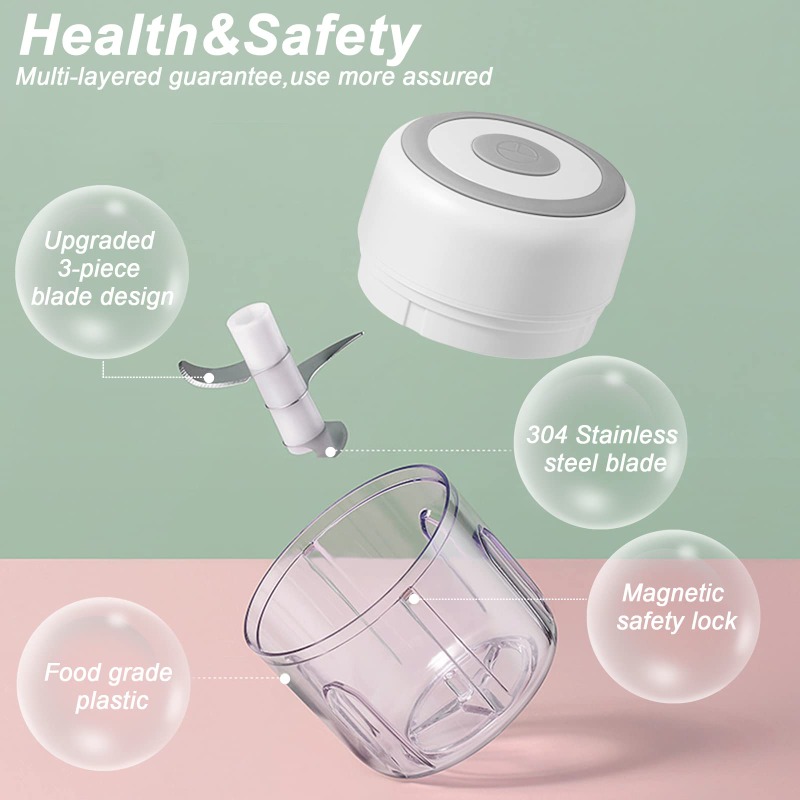Penggiling Bawang Putih Elektr - Baby Food Masher ulasan dan harga