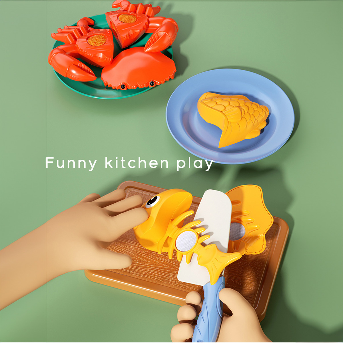 Set mainan makanan dapur, Set  - Baby Food Delivery ulasan dan harga