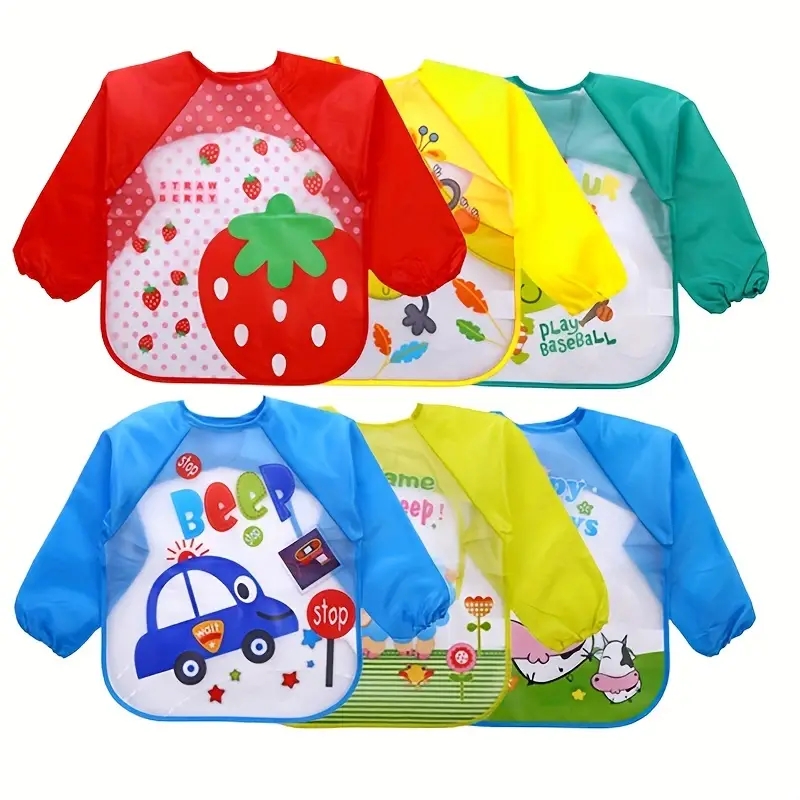 Celemek lengan panjang bayi, p - Baby Food Kit ulasan dan harga