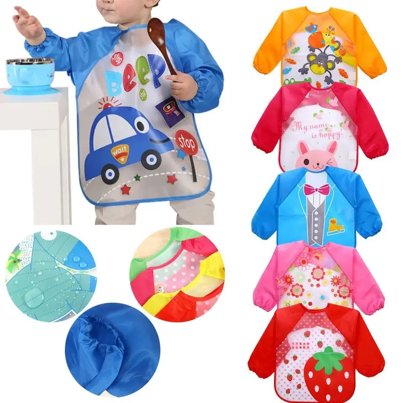 Celemek lengan panjang bayi, p - Baby Food Kit ulasan dan harga