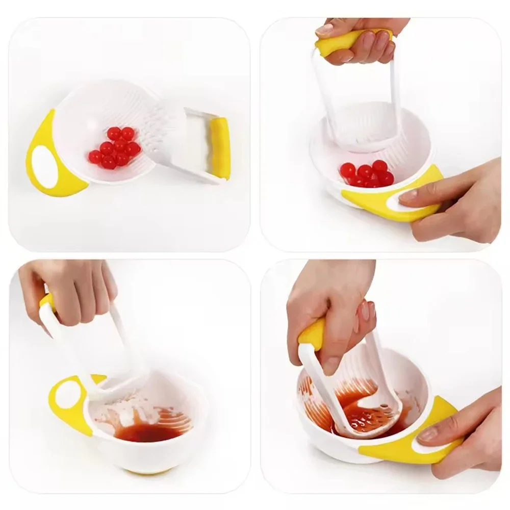 Masher Bowl Set 2 Mangkuk untu - Baby Food Masher ulasan dan harga