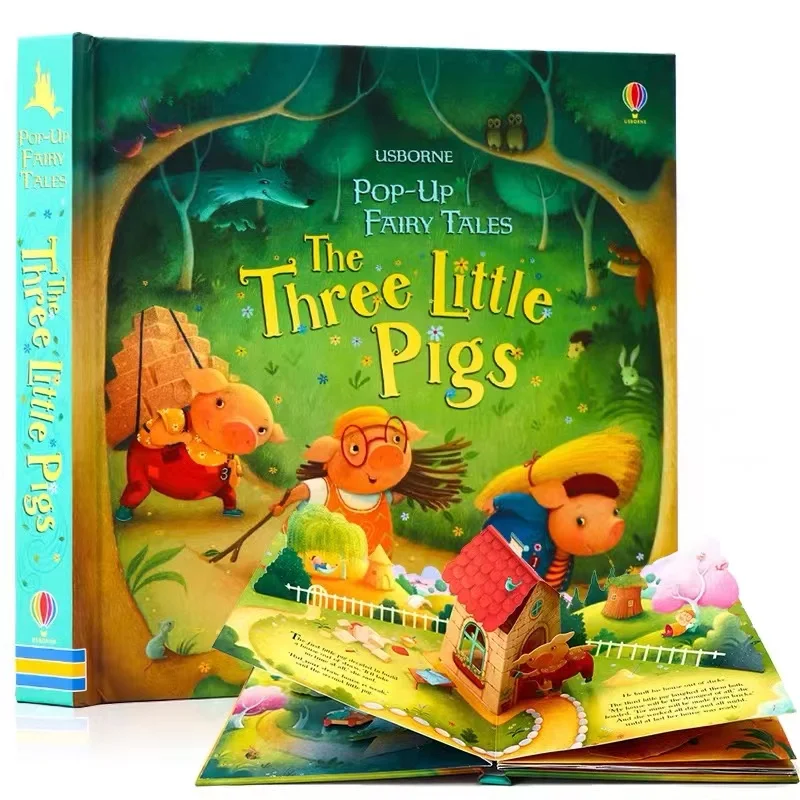 Usborne Pop-Up tiga babi kecil - Baby Food Book ulasan dan harga