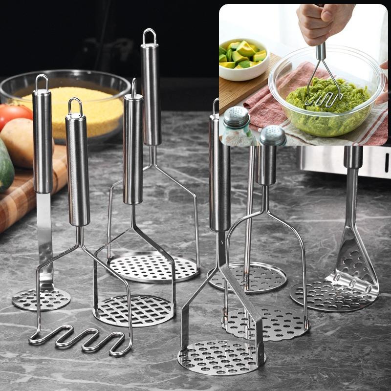 1Pc Penghancur Kentang Stainle - Baby Food Masher ulasan dan harga