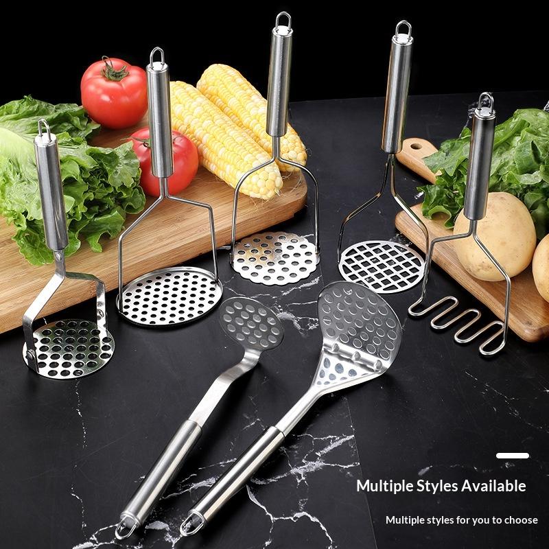 1Pc Penghancur Kentang Stainle - Baby Food Masher ulasan dan harga