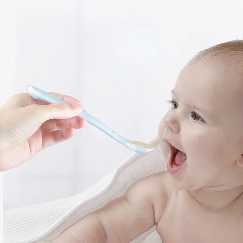 Sendok Bayi Silikon Lembut Sen - Baby Food Kit ulasan dan harga