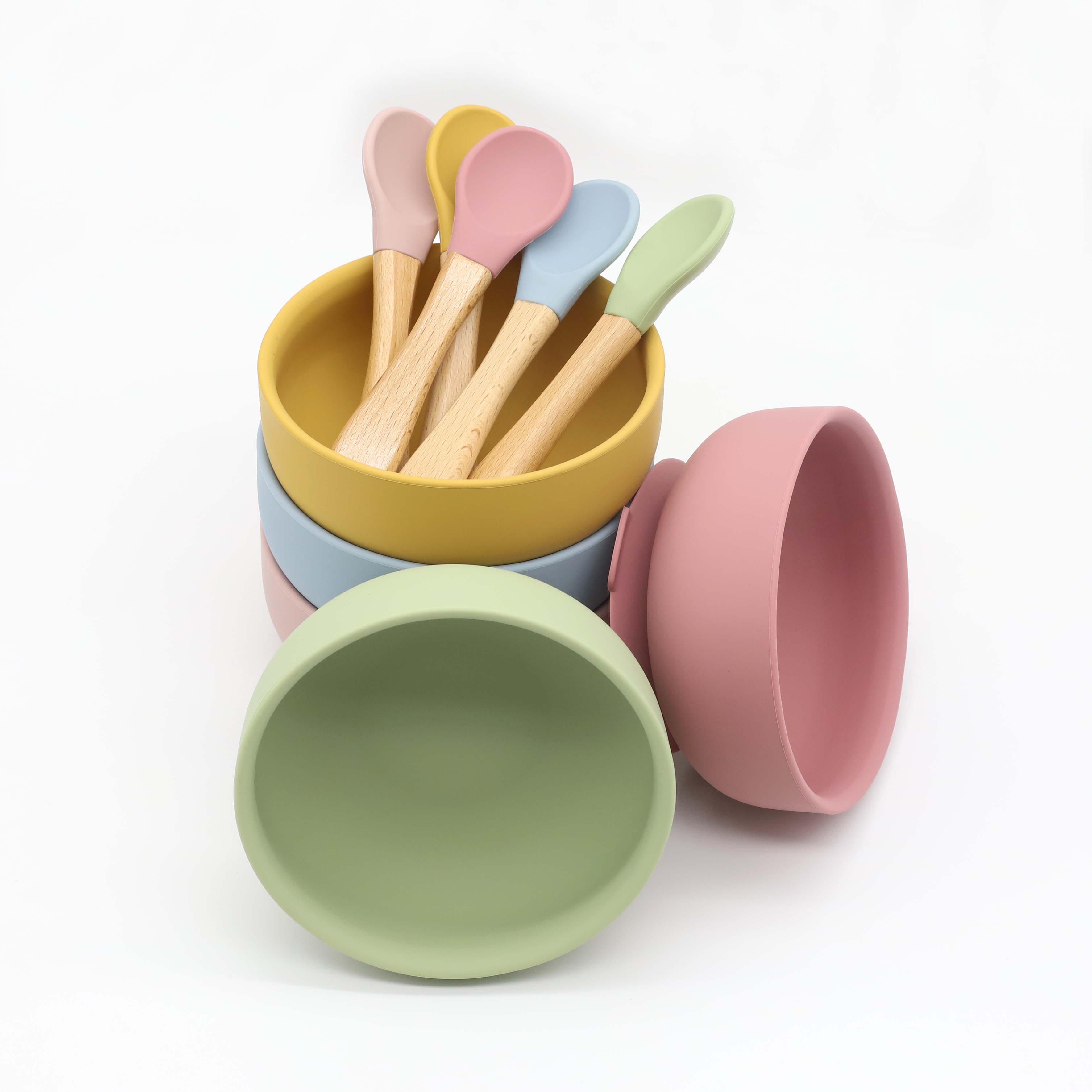 Mangkuk silikon dengan pengisa - Baby Food Kit ulasan dan harga