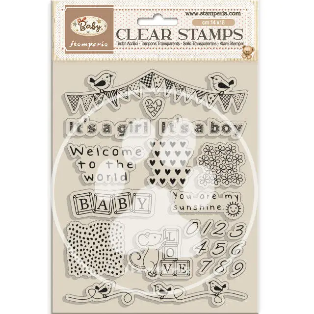 Stempel Transparan dan Stencil - Baby Food Book ulasan dan harga