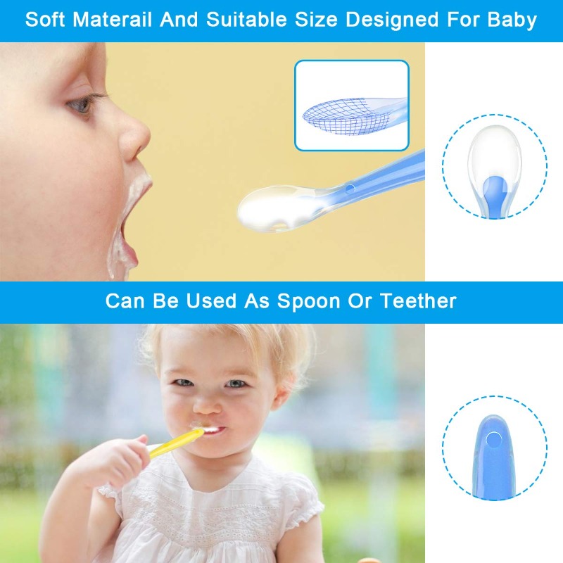 Sendok silikon bayi bebas BPA  - Baby Food Nutrition ulasan dan harga