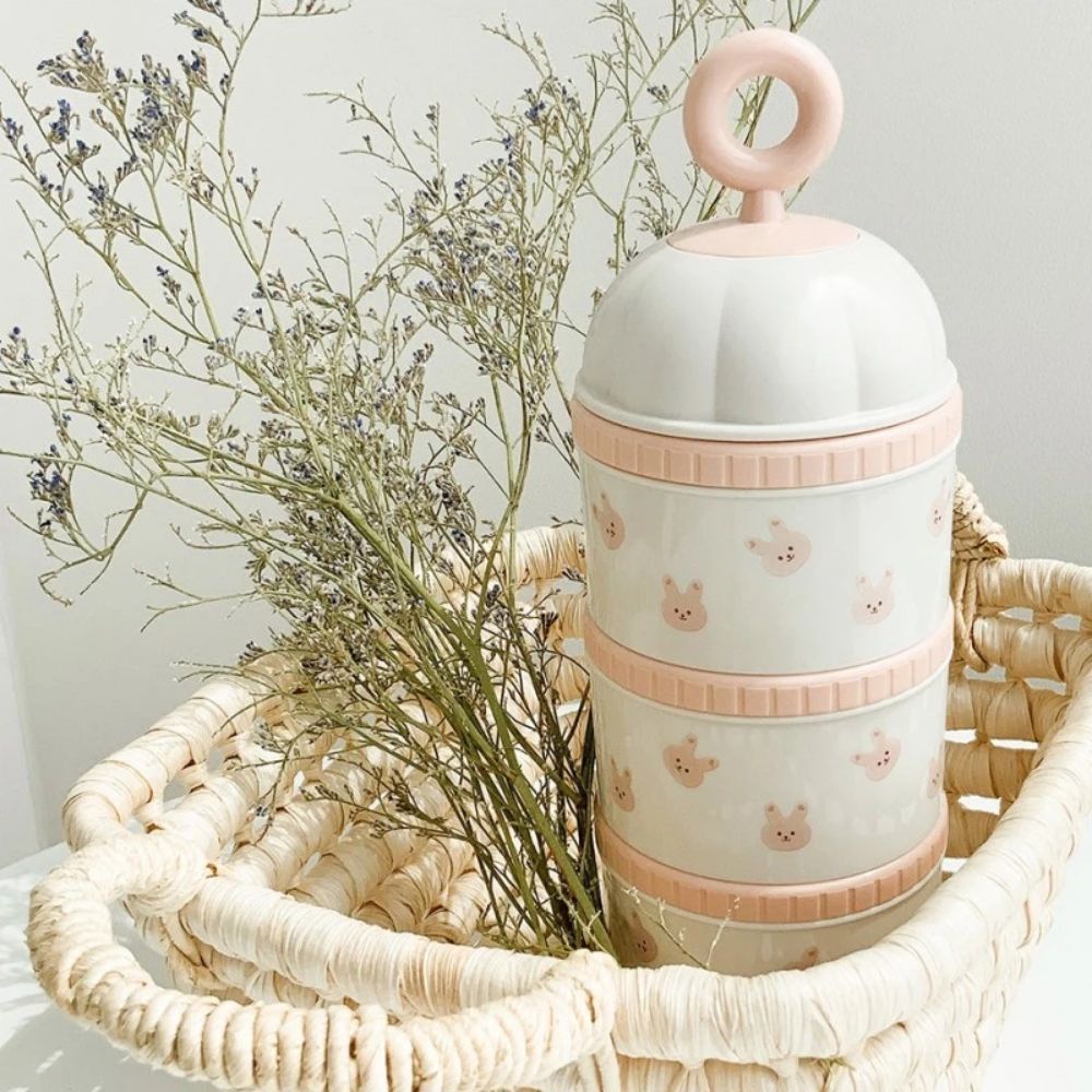 Kotak Susu Bubuk Bayi 3 Lapis  - Baby Food Dispenser ulasan dan harga
